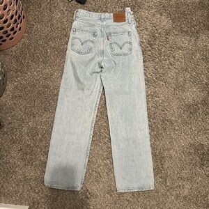 Levis ribcage straight jeans